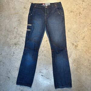 Vintage y2k ecko red dark denim boot cut pants size 11 jeans